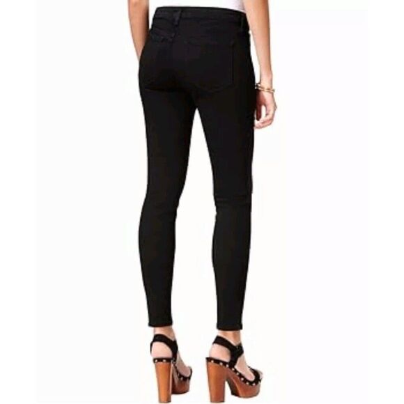 NWOT Jessica Simpson Women's High Rise Stretch Skinny Denim Jeans Black Size 8 - Picture 2 of 7